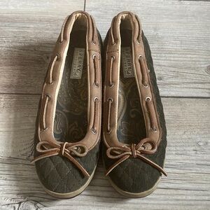 Sperry Topsider Quilted Corduroy Ballet Flats
